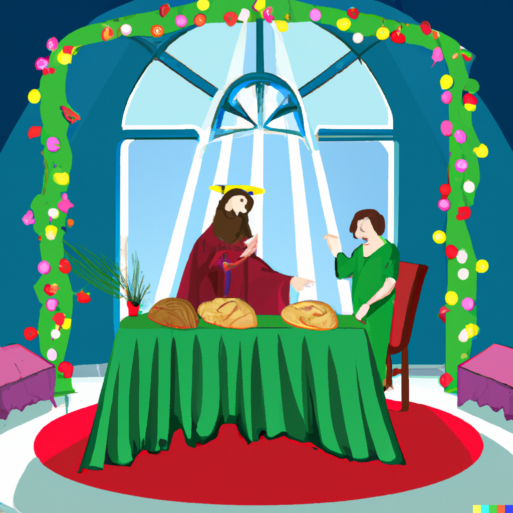 Jeesus joulupöydässä
