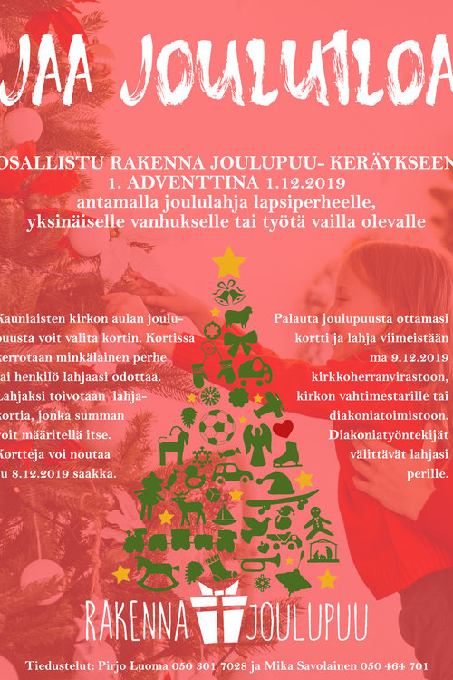 Rakenna jouluu-keräyksen mainos