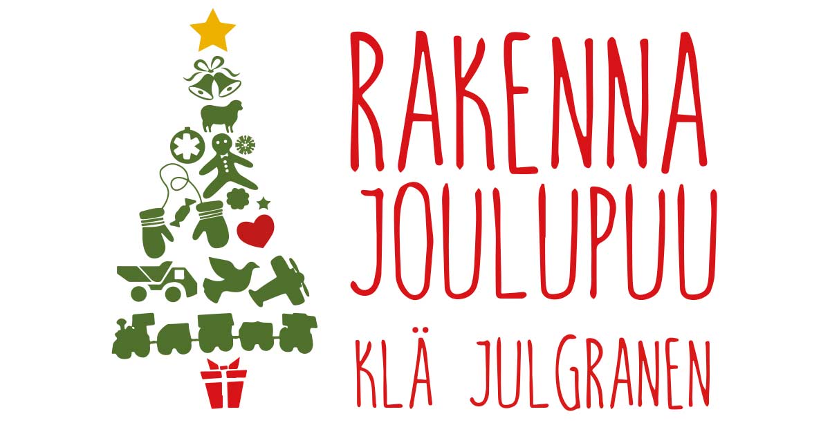 Rakenna joulupuu -logo