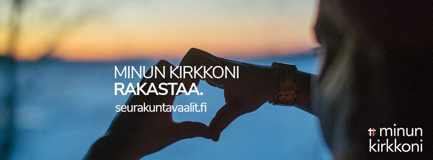 seurakuntavaalit mainoskuva ja verkko-osoite