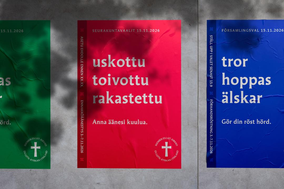 Vuoden 2026 seurakuntavaalien mainoskuva